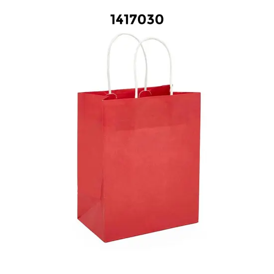 Elegant Glossy Bags 16'' x 6'' x 13'' Versatile Red {3}