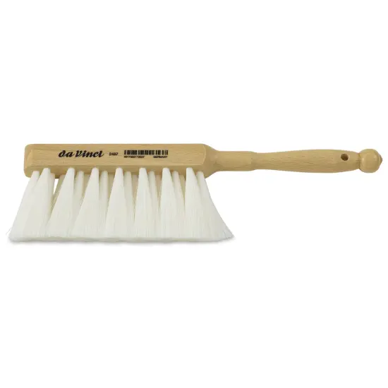 Da Vinci White Synthetic Dusting Brush - Long Handle, 12 mm x 60 mm {1}