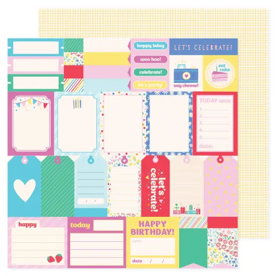Pebbles All The Cake Double-Sided Cardstock 12"X12" {2}