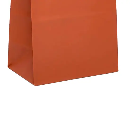 Tinted Kraft Shopping Bag Compact & Durable 5.5" x 3.25" x 8.375" {5}