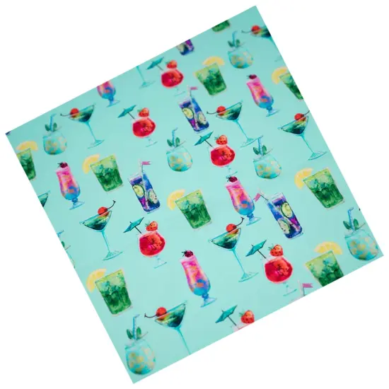 Drink Me Printed Spandex Fabric {3}