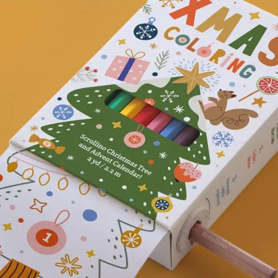 CHRISTMAS TREE & ADVENT CALENDAR COLORING ACTIVITY {3}