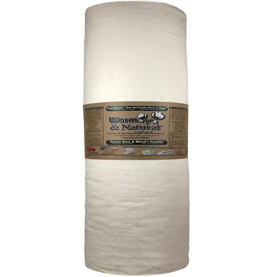 The Warm Company Warm & Natural 45" x 40 YD Cotton Batting - Premium Quilting & Crafting Batting, Ideal for Quilts, Sewing & More {1}