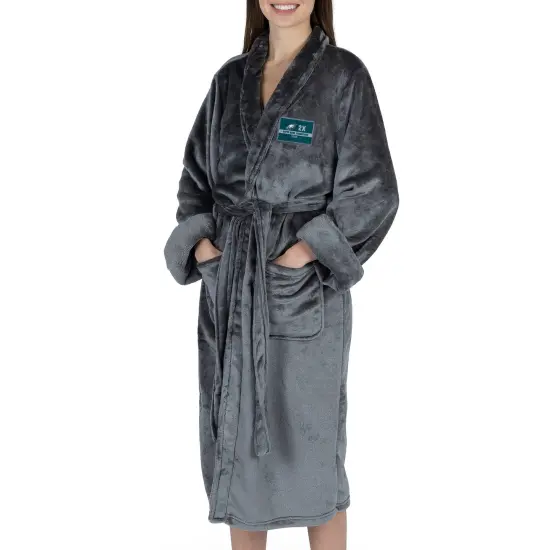 NFL Philadelphia Eagles 2025 Super Bowl LIX Multi Champ Reign S/M Silk Touch Robe 23X41 Inches {1}