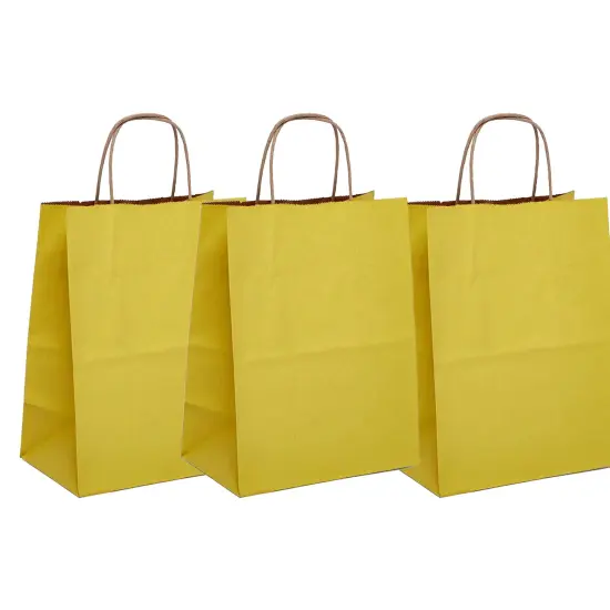 Large Capacity Kraft Tinted Paper Bag 16" x 6" x 12" {4}