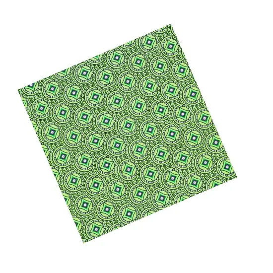 Mosaic Tile Printed Spandex Fabric {6}