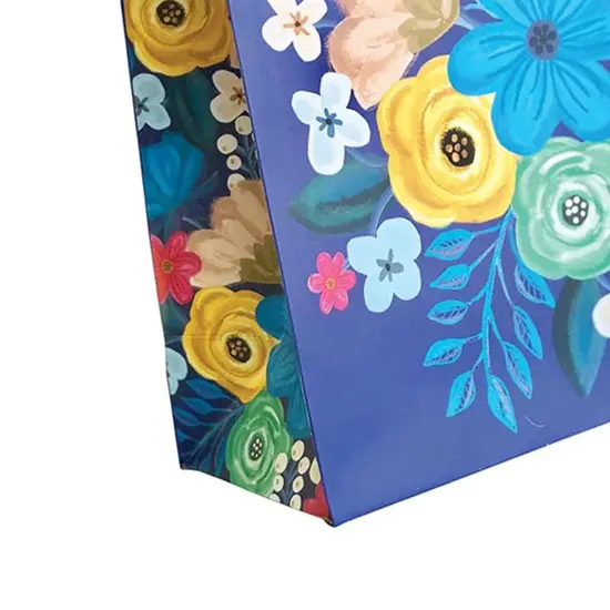 Deluxe Patterned Gift Bags 10" X 4" X 8" {4}