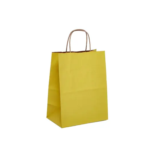 Compact Kraft Tinted Paper Bag 5.5" x 3.25" x 8.375" {6}