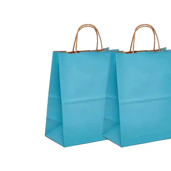 Reliable Kraft Paper Tinted Shopping Bag 5.5" x 3.25" x 8.375" {4}