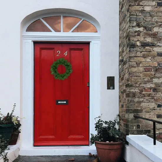 Northlight 16" Deluxe Dorchester Pine Artificial Christmas Wreath - Unlit Green {3}