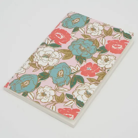 Floral Handmade Paper Notebooks - Pack of 6, 4 X 6 Inch {5}