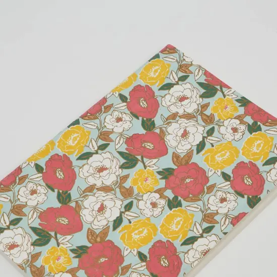 Flower Designed Soft Cover Notebook - Pack Of 6, 7 X 10 Inch {4}