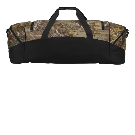 Port Authority&reg; Camouflage Colorblock Sport Duffel RT Extra/Black {6}