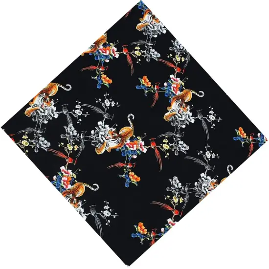 Wild Tiger Printed Spandex Fabric {2}