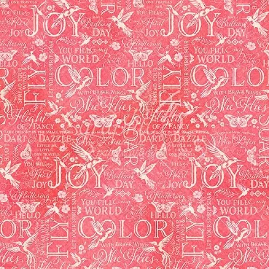 Flight Of Fancy Double-Sided Cardstock 12"X12" {4}