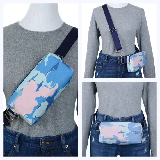 Crosscut Sewing Co.&reg; Belt Bag Sewing Project Kit - Beginner Friendly DIY Sewing Kit Abstract cloud {5}