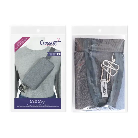 Crosscut Sewing Co.&reg; Belt Bag Sewing Project Kit - Beginner Friendly DIY Sewing Kit Waved {2}