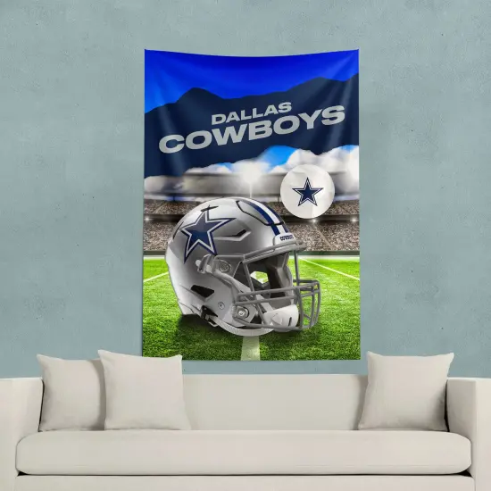 Dallas Cowboys NFL Midfield Wall Hanging Tapestry 40 x 57 inches {3}