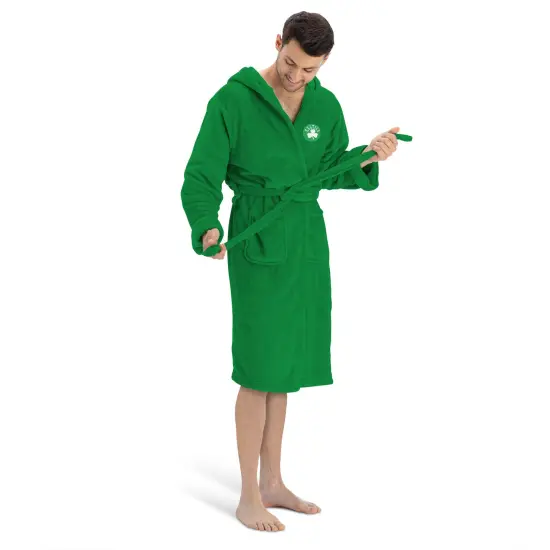 Boston Celtics NBA Hooded Silk Touch Bath Robe 26&times;47 Inches {4}
