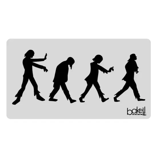 5x9 Zombie Walk Stencil {1}