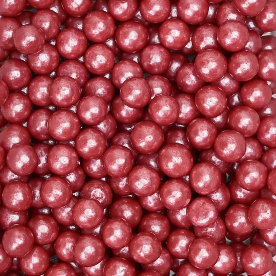 Krazy Sprinkles - Rose Gold Pearl 8mm Beads (1/2 Cup, 1x Jar) for Cakes, Ice Cream & Cookies {1}