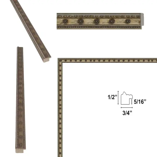 Slim Silver Stars Picture Frame 28x40 frame {5}