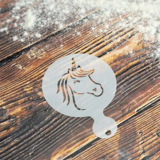 3x3 Unicorn Variety Stencil Pack - 4 PC Set | Bakell&reg; {6}