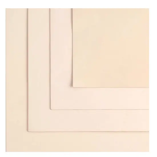 ELW Tooling Leather Vegetable Tanned Full Grain Leather 7-8 oz.(3.2 mm) Pre-Cut Square Cowhide Full Grain Leathercraft for Holsters Knife Sheaths Coasters Molding Emboss Stamp Cases {3}