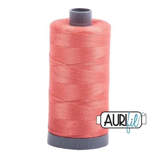 Salmon (2225) | 28wt Large Spool (750M / 820Y) | Aurifil Thread {1}