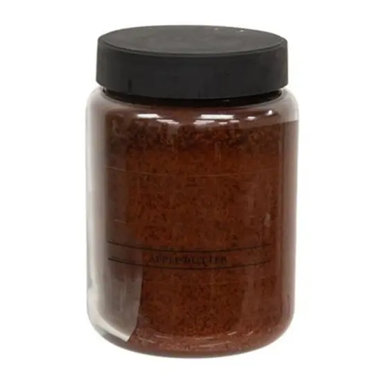 Hand-Poured Apple Butter Candle Cozy Fall Scent, 2 Wick, 140 Hr Burn, Black Lid {1}