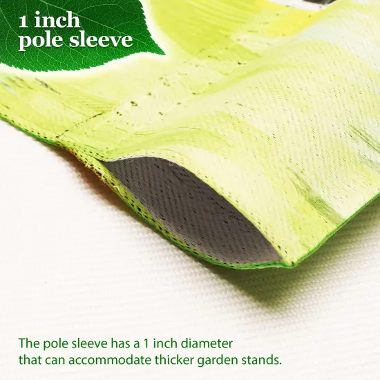 G128 Combo Pack: Garden Flag Stand 36x16IN & Garden Flag Kitten Butterfly Flowers Printed 12x18IN Double Sided {2}