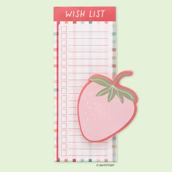 Strawberry Daydreams Magnetic Pad Set, To Do List and Grocery List Notepad {1}