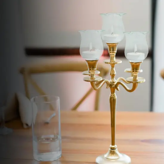 4E's Novelty Glass Candle Holder 6-Pack &ndash; Tulip Peg Votive Candle Holders for Candelabra & D&eacute;cor {4}