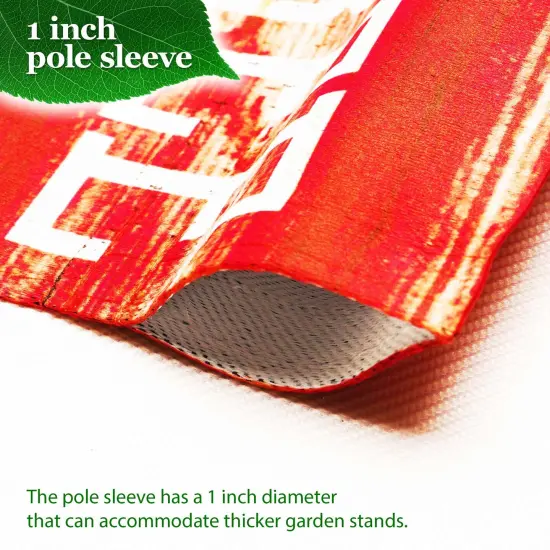 G128 Combo Pack: Garden Flag Stand 36x16IN & Garden Flag Land of the Free Liberty Printed 12x18IN Double Sided {2}