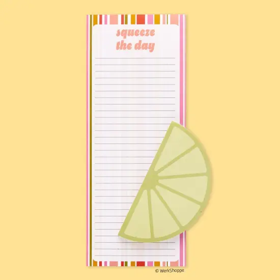 Squeeze The Day Magnetic Pad Set, To Do List and Grocery List Notepad {1}