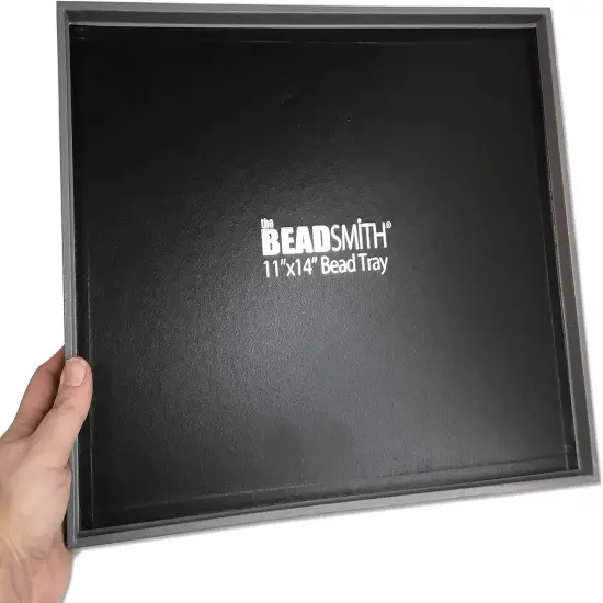 The Beadsmith Bead Mat Tray &ndash; Lightweight Tray for Holding Bead Mats, 11.5&rdquo; x 14.5&rdquo; x 0.5&rdquo;, Portable {4}