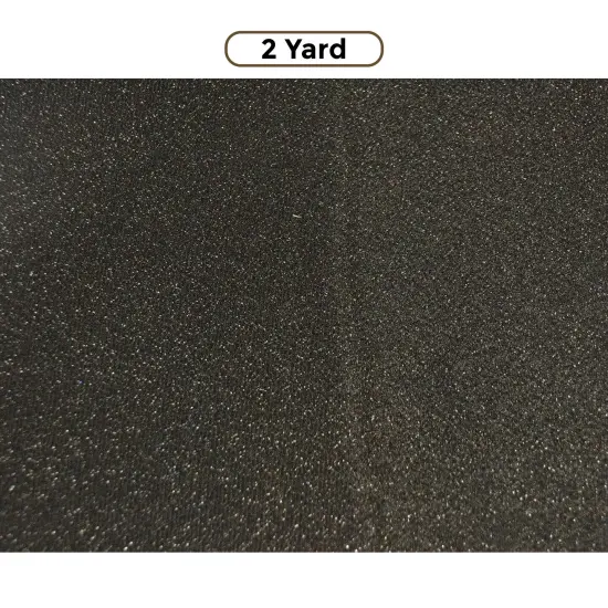 Plain Lurex Fabric 54" Wide Tinsel Metallic in 3 Colors Black {1}