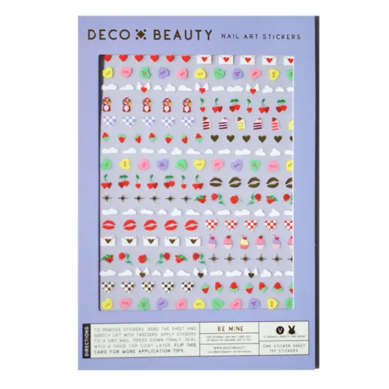 BE MINE NAIL STICKERS {1}