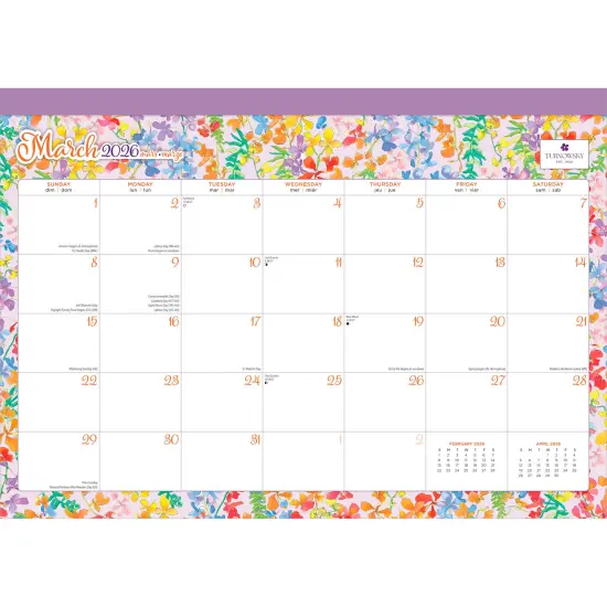 House of Turnowsky OFFICIAL | 2026 17 x 12 Inch Monthly Desk Pad Calendar {2}