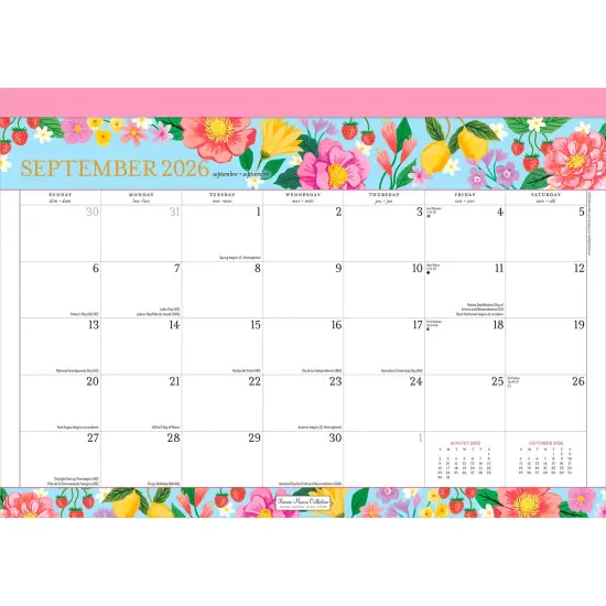 Bonnie Marcus OFFICIAL | 2026 15.5 x 11 Inch Monthly Desk Pad Calendar {3}