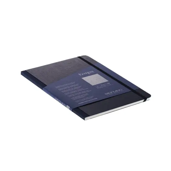 Fabriano Ecoqua Plus Sewn-Bound 100% Italian made Notebook Notebook, 5.8" x 8.3", A5 Navy {4}