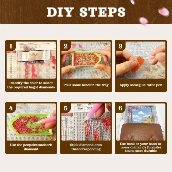 Dimond Art Paintings, DIY Full Drill Diamond Dots Paintings {5}