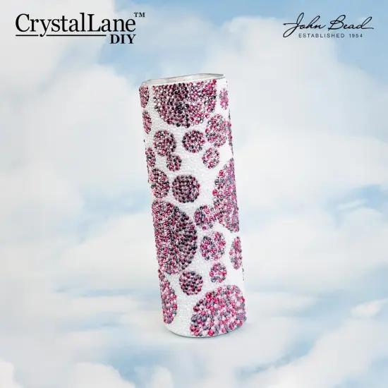 Crystal Lane DIY SS12(3mm) Plastic Pearl Flatback Rhinestones, 1850pcs White AB {4}