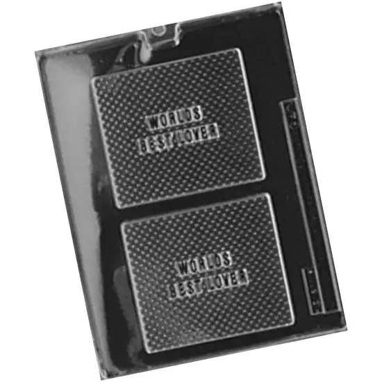 World's Best Lover Card Chocolate Mold {6}