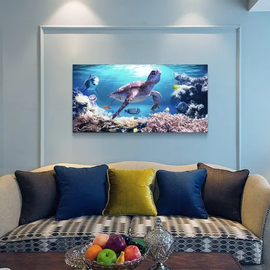 Summer Wall Decorations For Bedroom Modern Bathroom Wall Decor Paintings Sea Turtles {3}