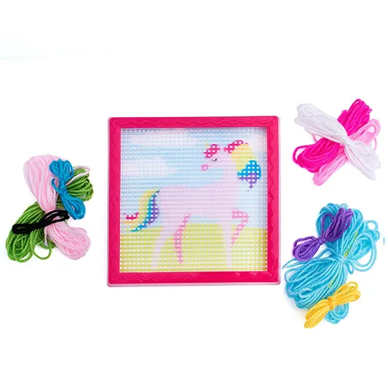 Colorbok Sew Cute! Needlepoint Kit-Unicorn {2}