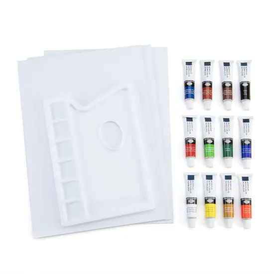 REA4901 | Essentials&trade; 27pc Acrylic Painting Travel Easel Art Set {2}