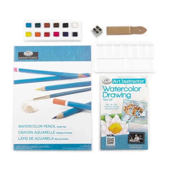 AIS-107 | Pond Life Watercolor Drawing Art Set - 30pc {2}
