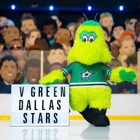 Bleacher Creatures Dallas Stars Victor E Green 10" Mascot Plush Figure {2}