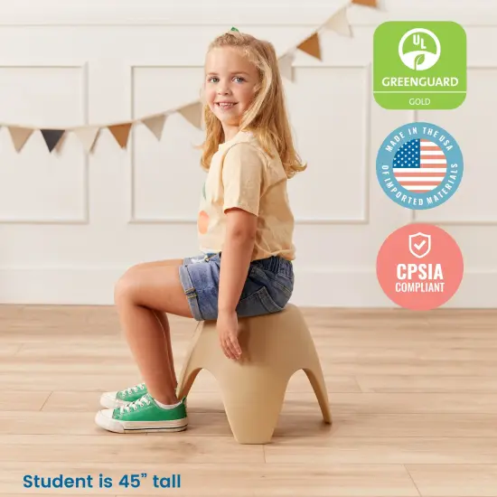 Ayana Stool Set, Flexible Seating, 4-Pack Sand {6}
